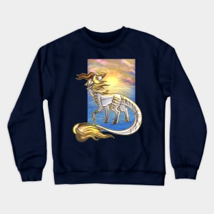 Golden Sunset Crewneck Sweatshirt